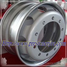 17.5X6.00/17.5X6.75/19.5X6.75/22.5X7.50/22.5X9.75/24.5X8.25 Tubeless Steel Truck Wheel Rim